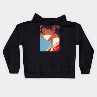 Pirate Odyssey: Anime-Manga Legacy, Mythical Islands, and Swashbuckling Excitement Kids Hoodie